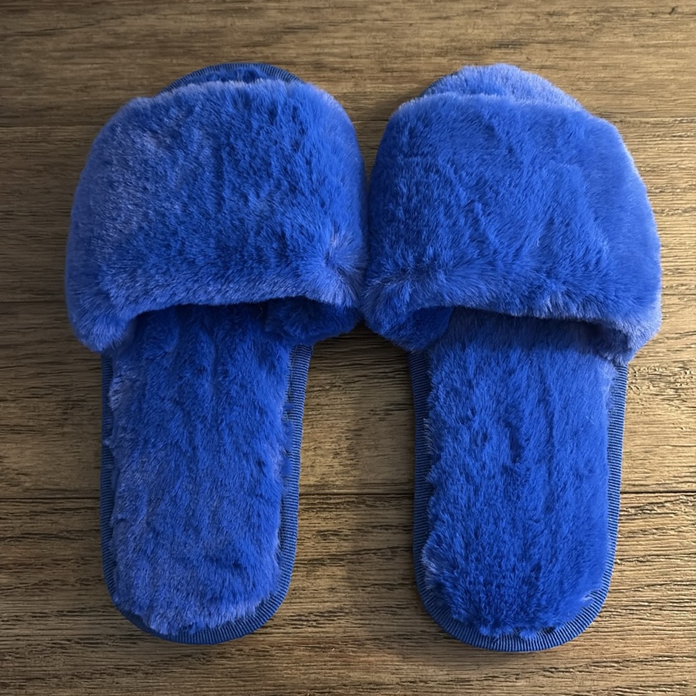 NEW Lot of 2x [SHEIN] Plush Slip-On Slippers & Gladiator Sandals Womens Sz 8/9 - Picture 5 of 14
